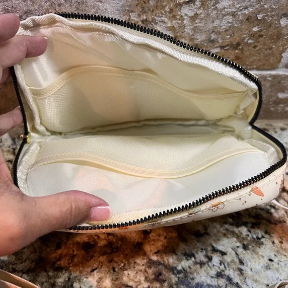 Charming Bunny Print Kids Bag - Cream and Orange - Picture 3 of 3